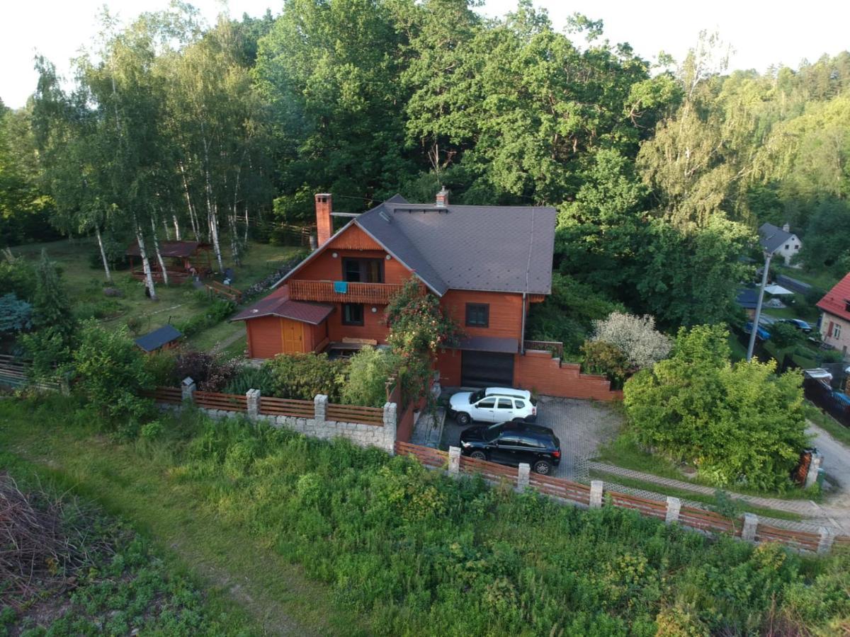 Chata Gorska Sowa Dla 12 Osob, 4 Sypialnie,Salon Z Kominkiem Villa Podgorzyn Bagian luar foto