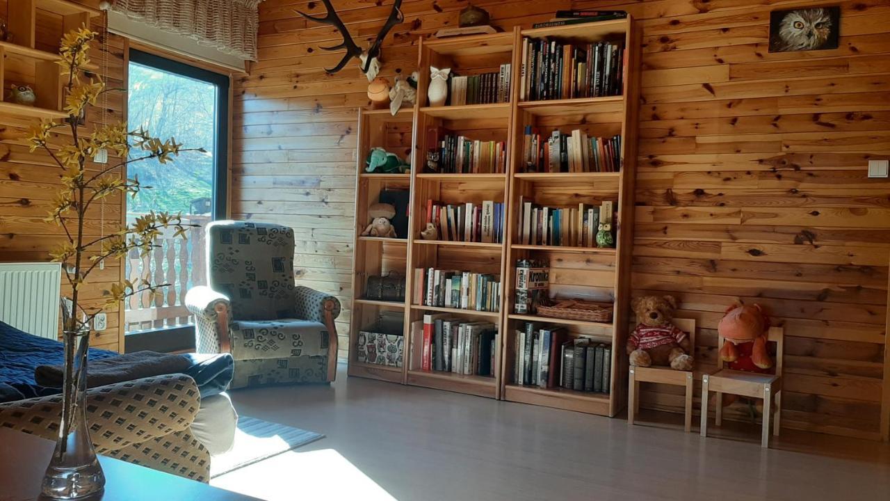 Chata Gorska Sowa Dla 12 Osob, 4 Sypialnie,Salon Z Kominkiem Villa Podgorzyn Bagian luar foto